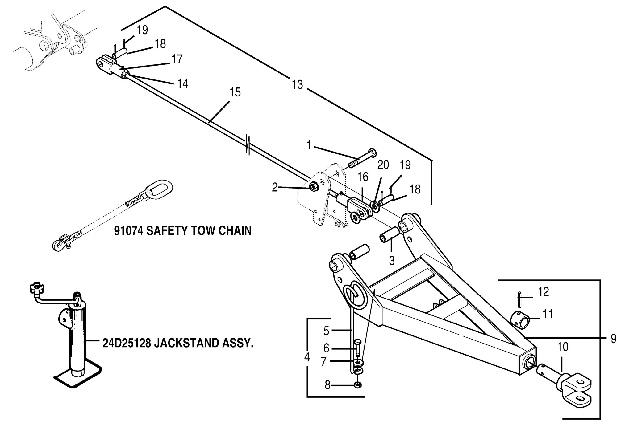 Bush Hog 2315 ROTARY CUTTER Parts Diagrams