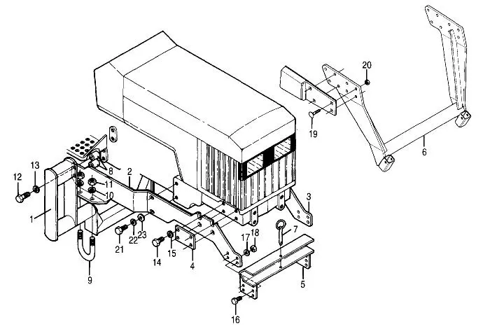 Bush Hog 2447 QT FRONT END LOADER Parts Diagrams