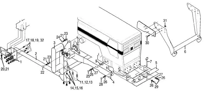 Bush Hog 2447 QT FRONT END LOADER Parts Diagrams