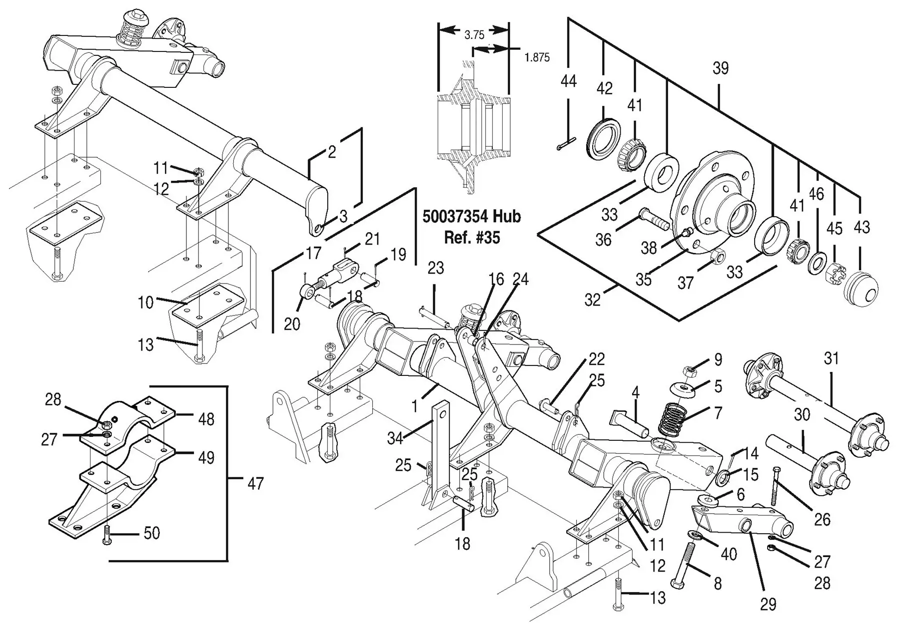 Bush Hog 2615L & 12615L S/N`s. 1219999 and below 2610L & 12610L S/N`s