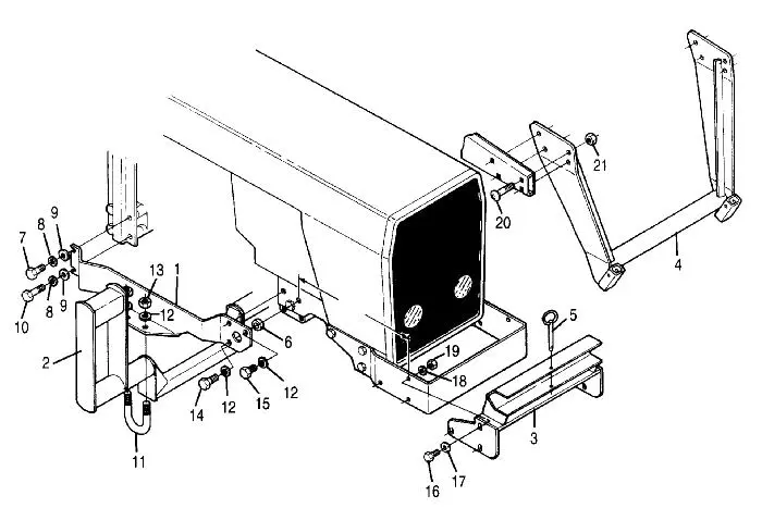 Bush Hog 2845 QT Front End Loader Parts Diagrams