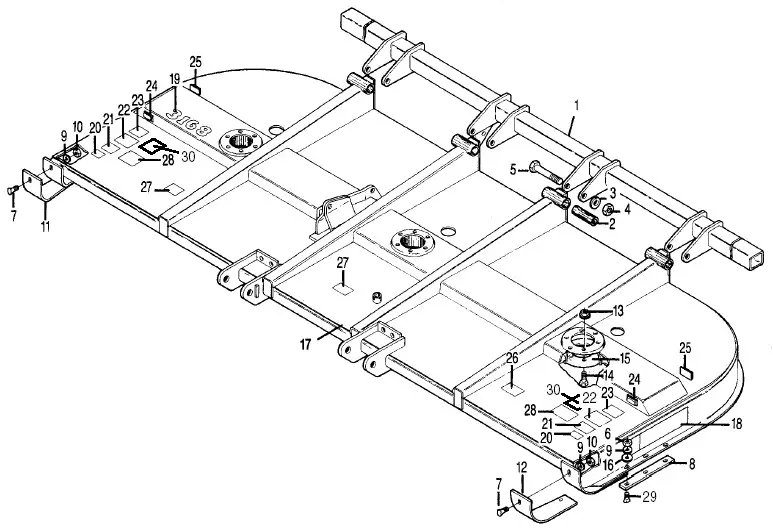 Bush Machine Components Bush Hog 3168 ROTARY CUTTER Parts Diagrams
