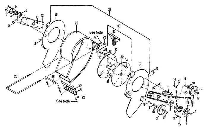 Bush Hog 9004 Peanut Combine Parts Diagrams