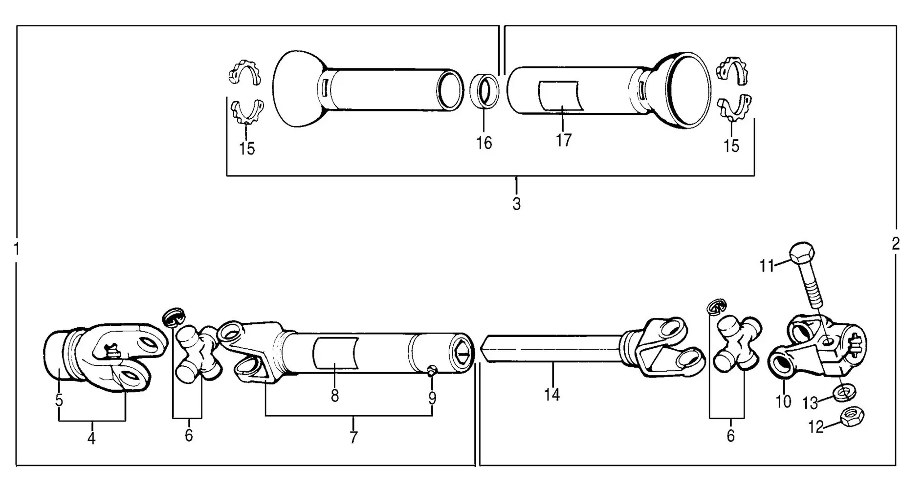bush-hog-driveshafts-conventional-with-jackshaft-parts-diagrams
