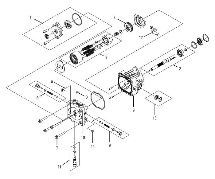 Bush Hog M2561 MID MOUNT ZERO TURN Parts Diagrams