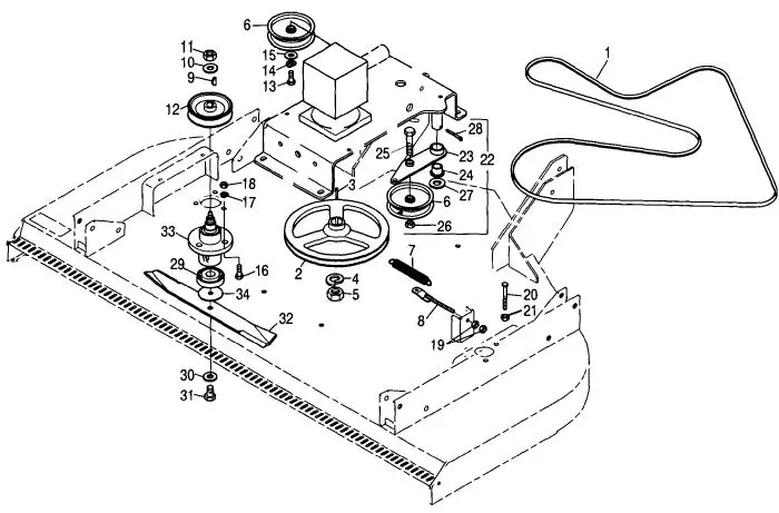 Bush Hog RDTH 60 RDTH Series Parts Diagrams