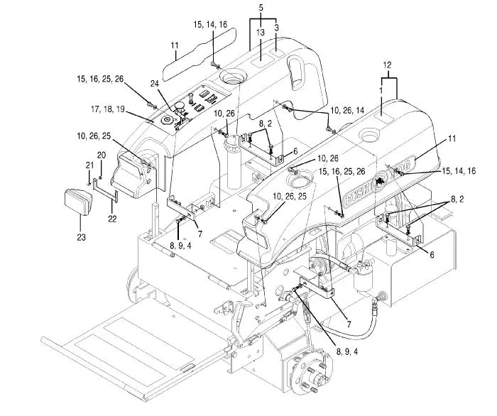 えるんページ Scag Repair Part 486149 - Engine, Kawasaki 26FT-EFI | PartsTree