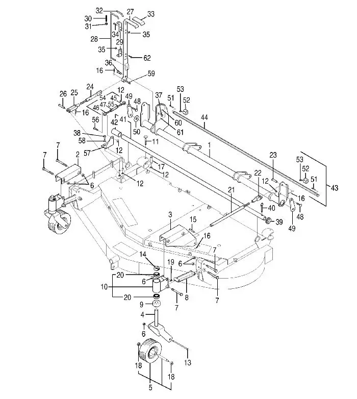 ベストセラー Bush Hog Diagrams Parts Engine Kawasaki 22HP ZT-22W スポーツトイ・アクショントイ
