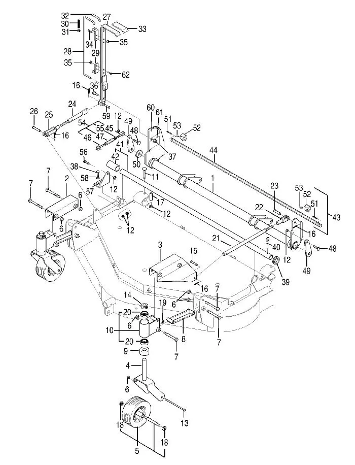 Bush Hog ZT-30D 30HP DIESEL ENGINE Parts Diagrams