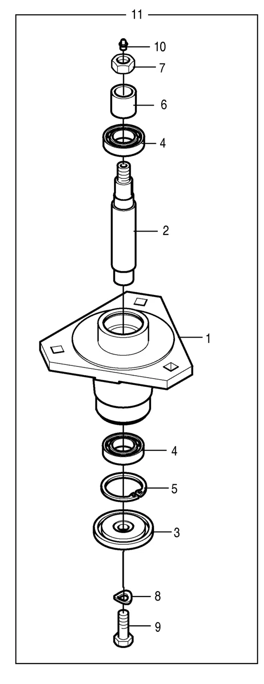 Bush Hog (PZ3 & PZ5) Professional Series Zero Turn Parts Diagrams