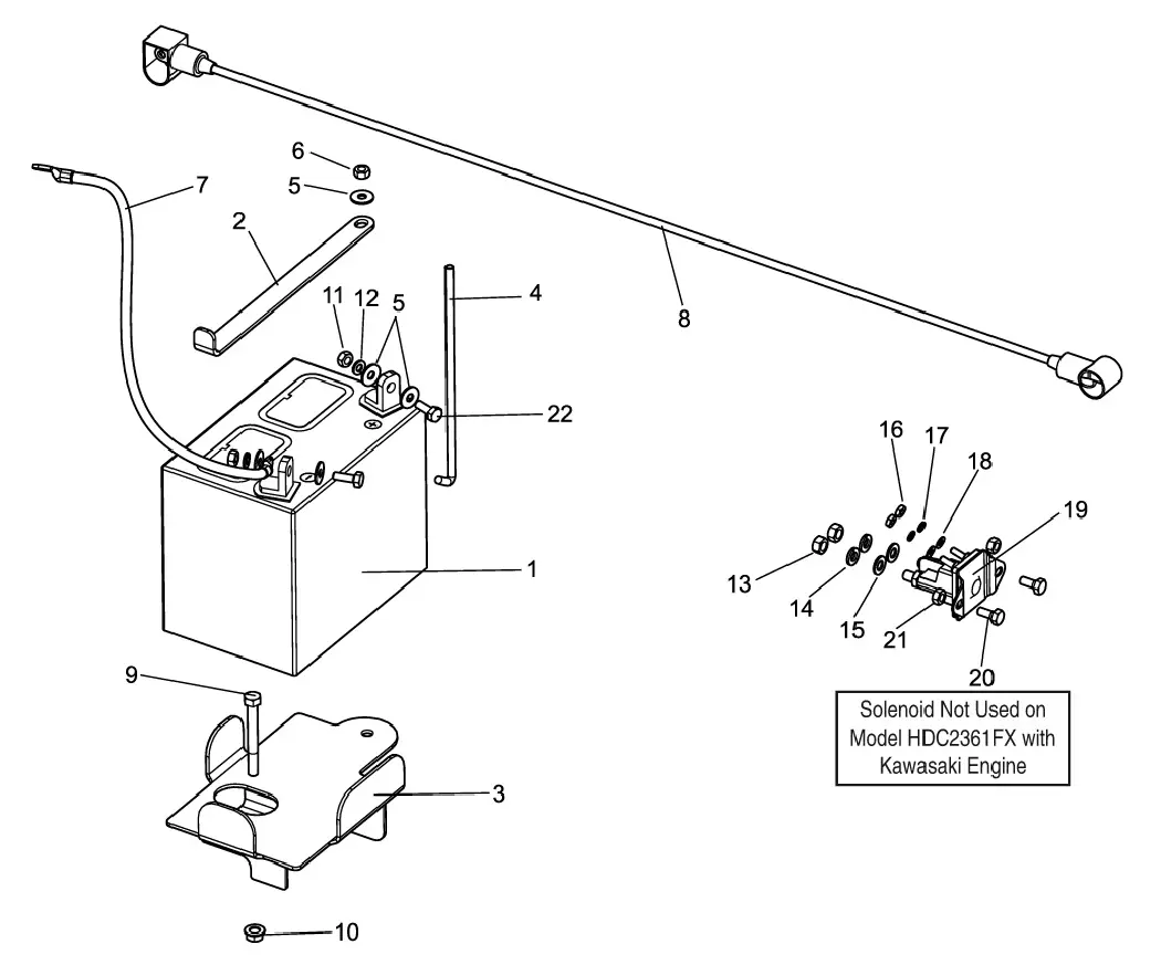 Bush Hog HDC SERIES ZERO TURN MOWER Parts Diagrams