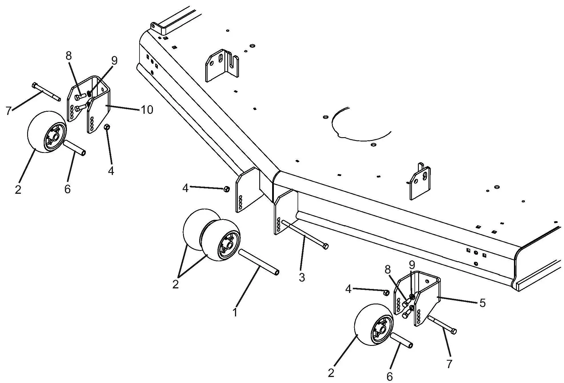 Bush Hog HDZ SERIES ZERO TURN MOWER Parts Diagrams