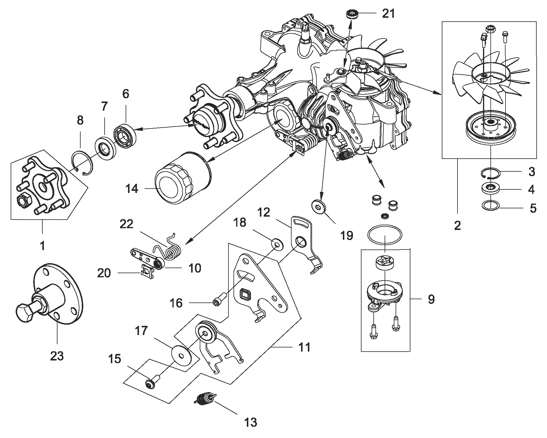 Bush Hog P-Series (P5525CT, P6124FS, P6126KP, P6127CT) Parts