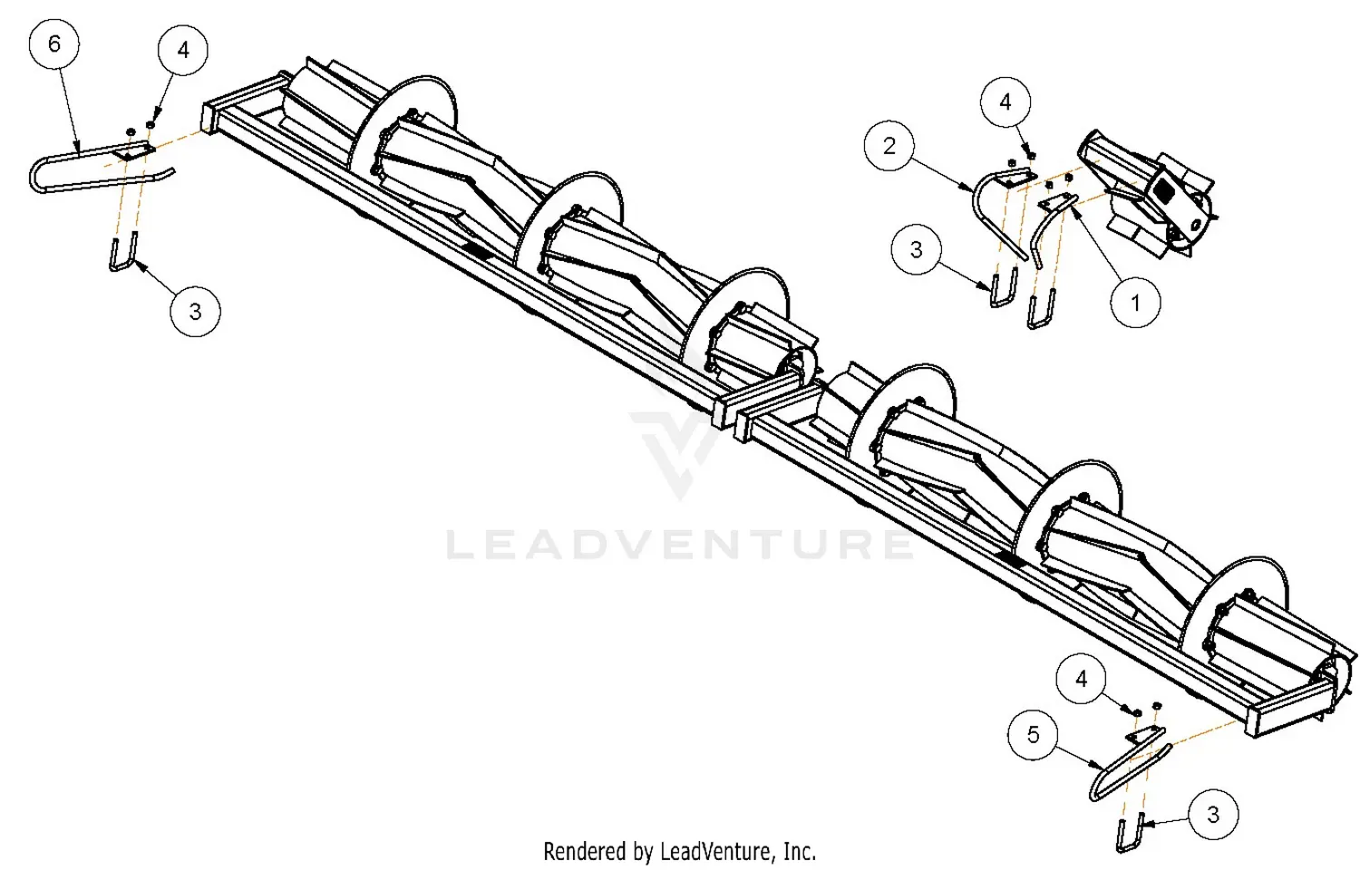 Unverferth Zone Builder S/N A3584100 - A36980099 Parts Diagrams