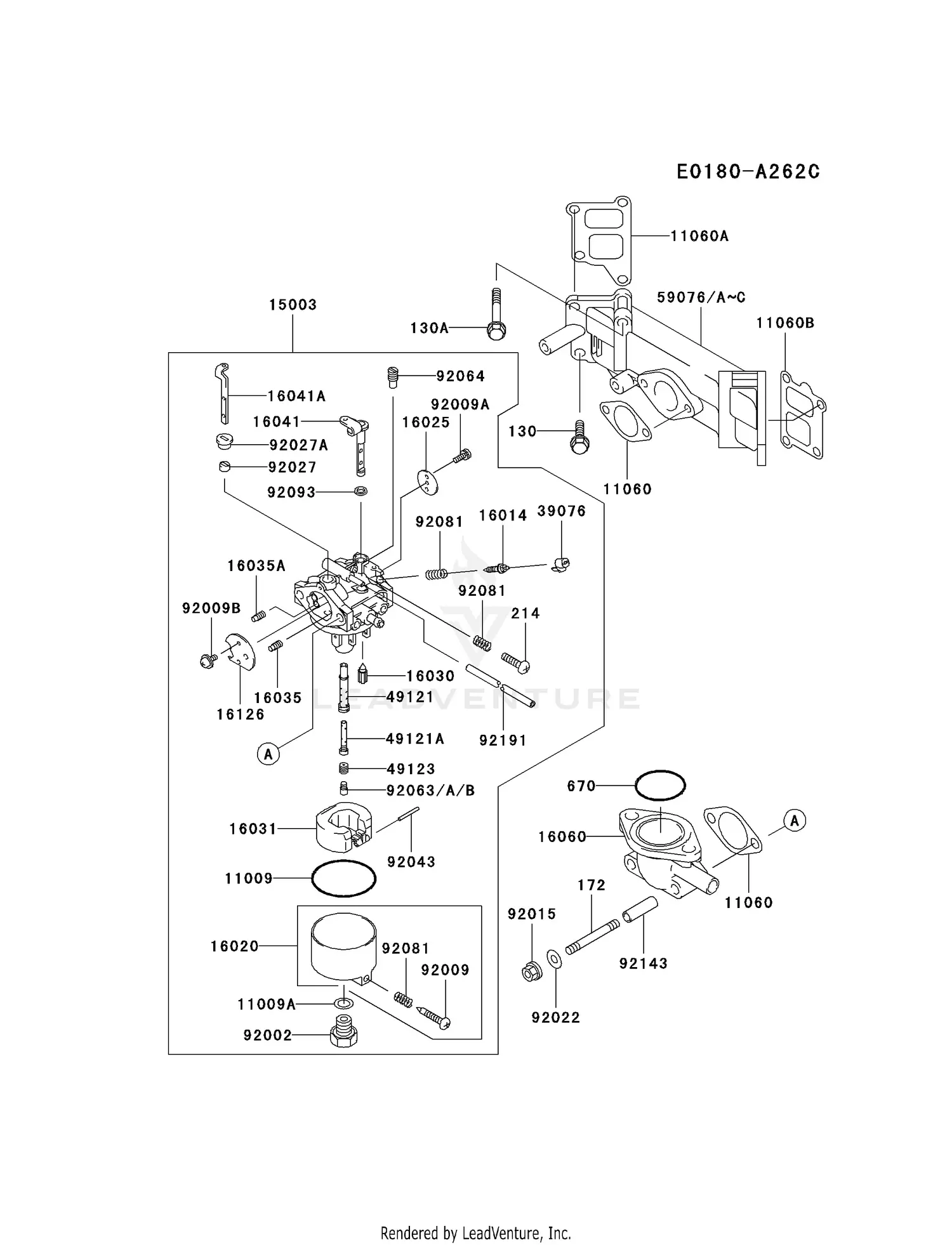 chuページ Kawasaki FD590V-BS06 4 Stroke Engine FD590V Parts Diagrams