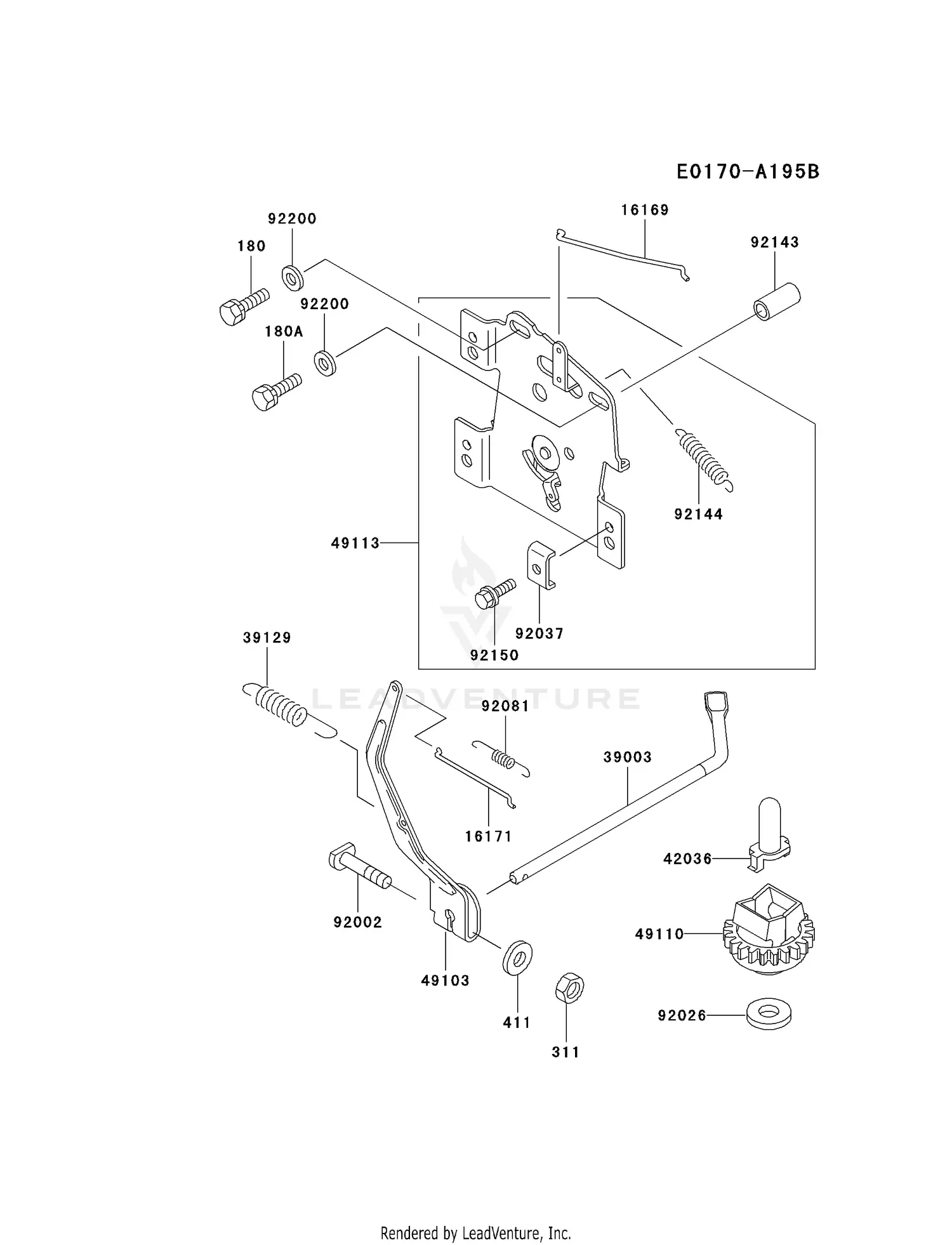 yページ Kawasaki Motorcycle 2014 OEM Parts Diagram for Fuel Tank