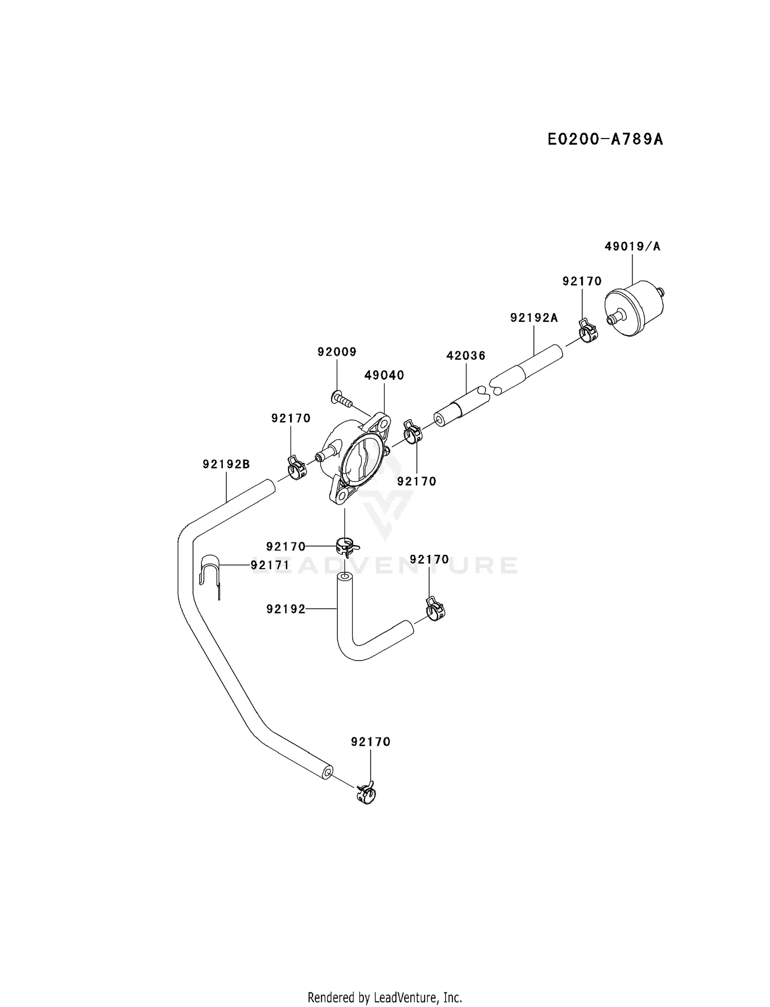 ひーしゃんページ Kawasaki Motorcycle 1987 OEM Parts Diagram for Chassis
