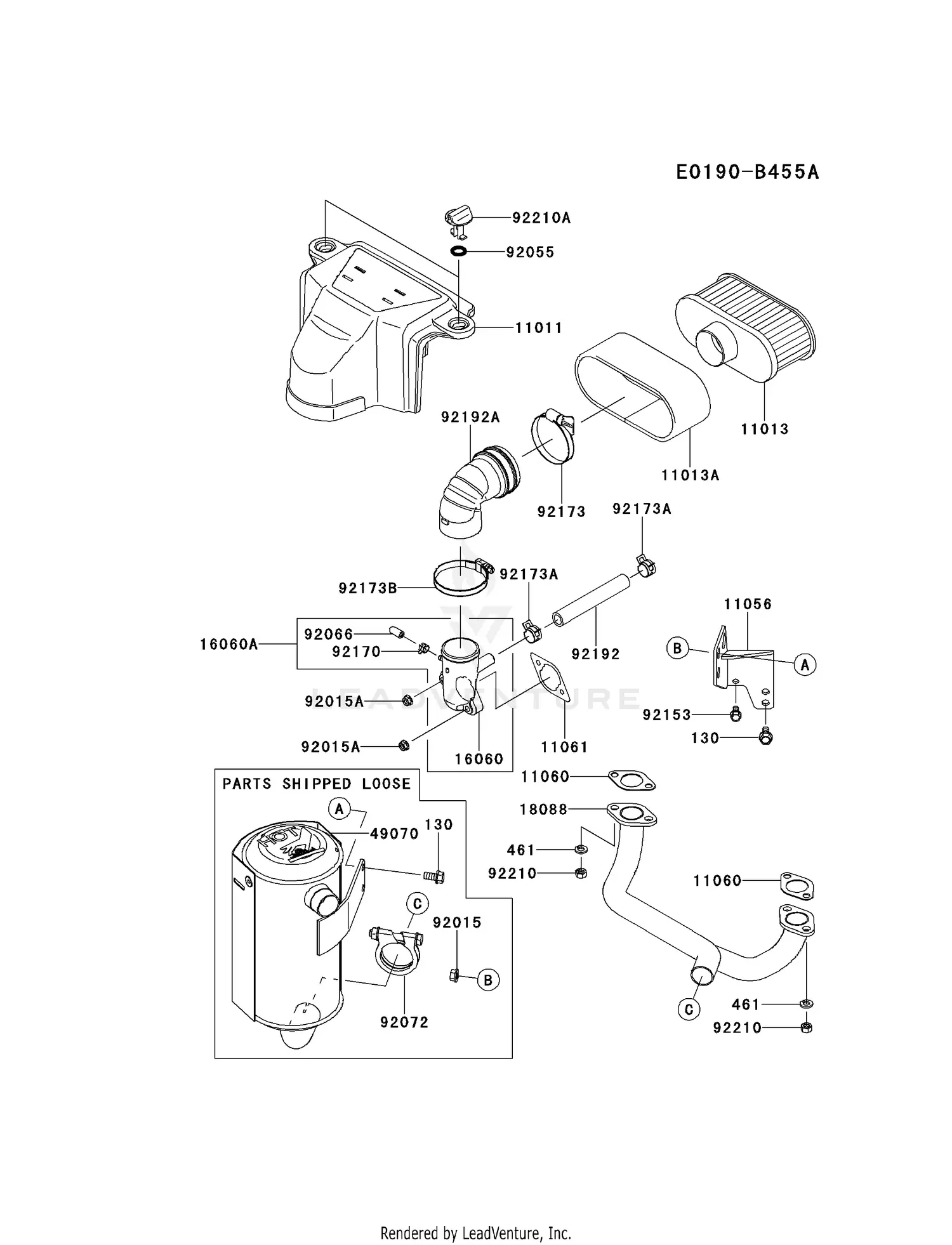 ひーしゃんページ Kawasaki Motorcycle 1995 OEM Parts Diagram for Chassis