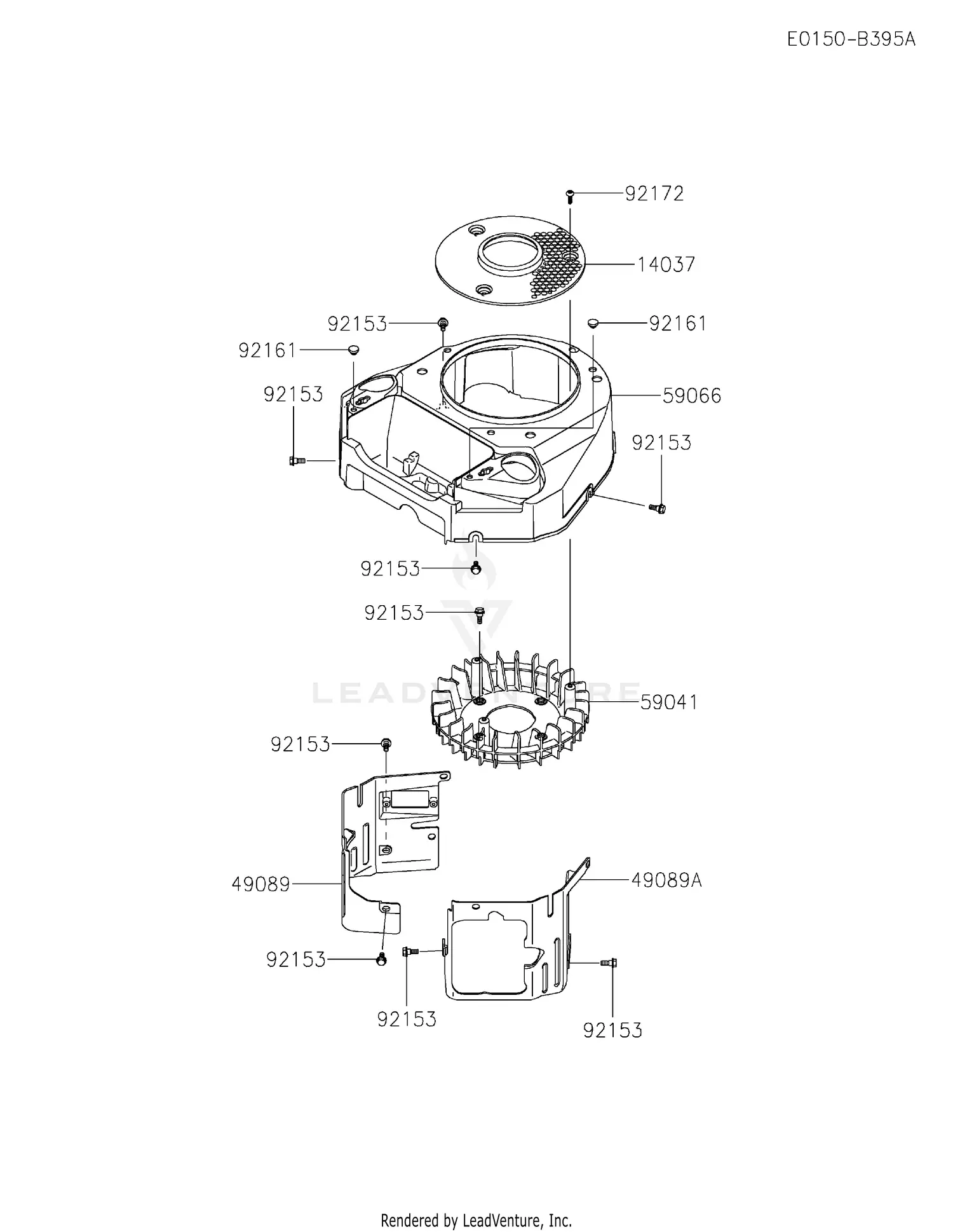 BA9点 Kawasaki FS541V-FS21 4 Stroke Engine FS541V Parts Diagrams