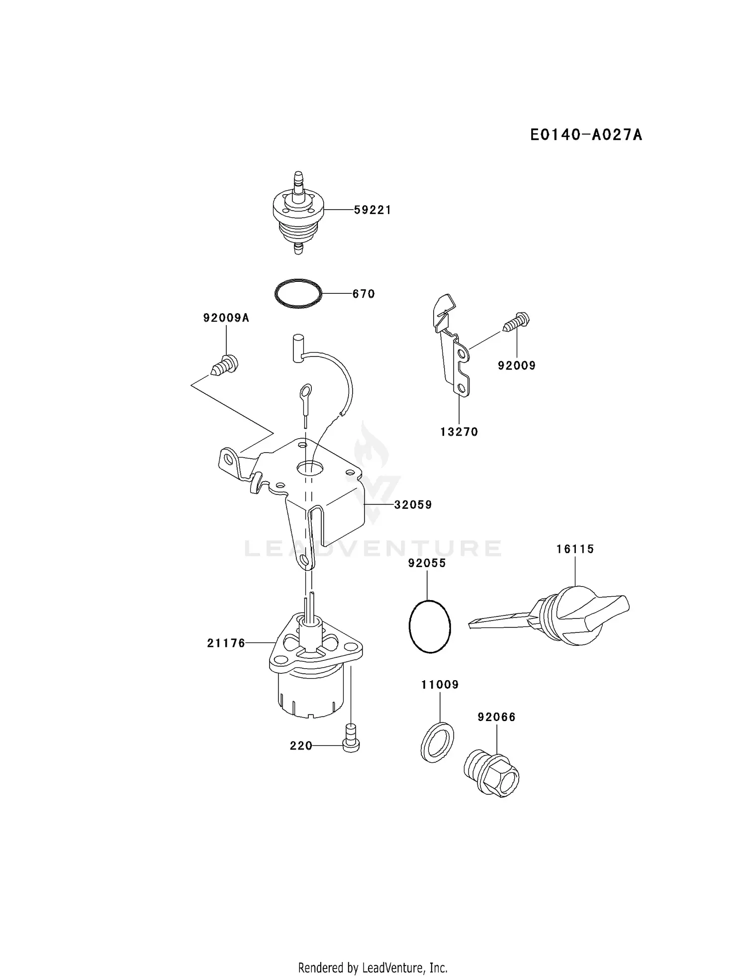 Kawasaki Water Pump Parts Diagrams
