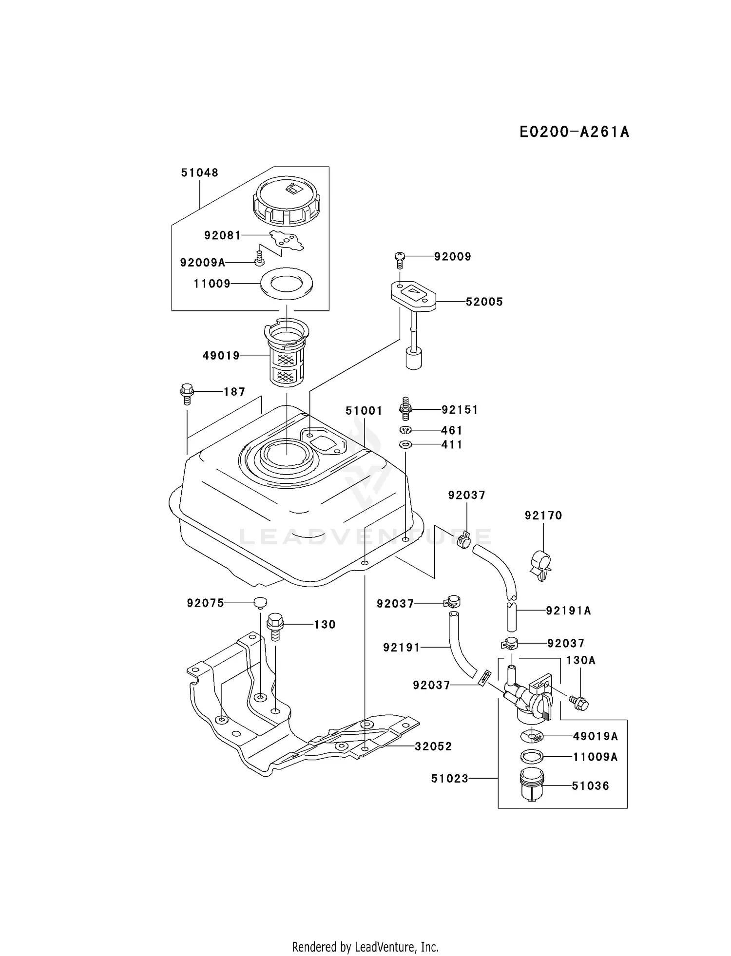 Kawasaki Water Pump Parts Diagrams