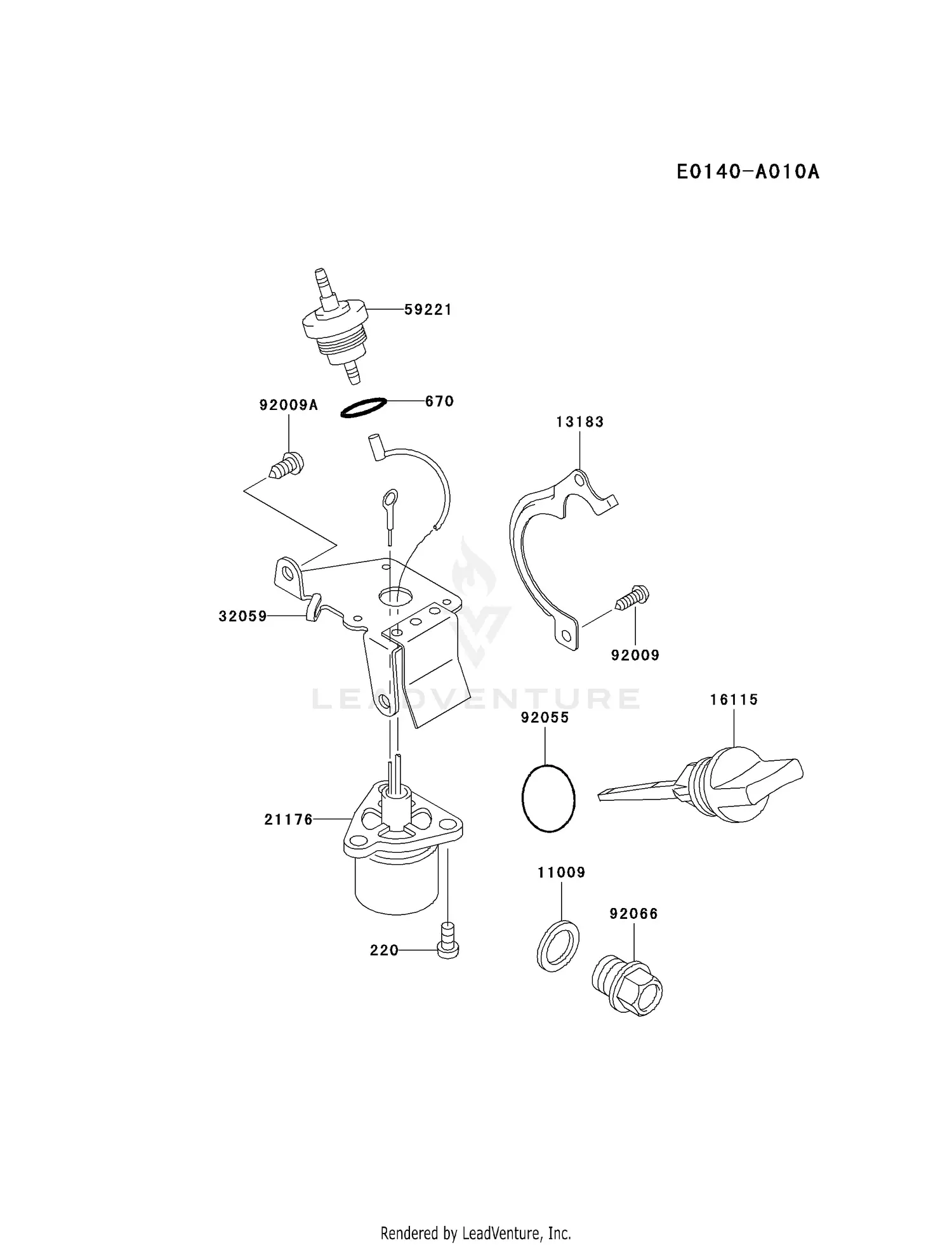 Kawasaki Water Pump Parts Diagrams