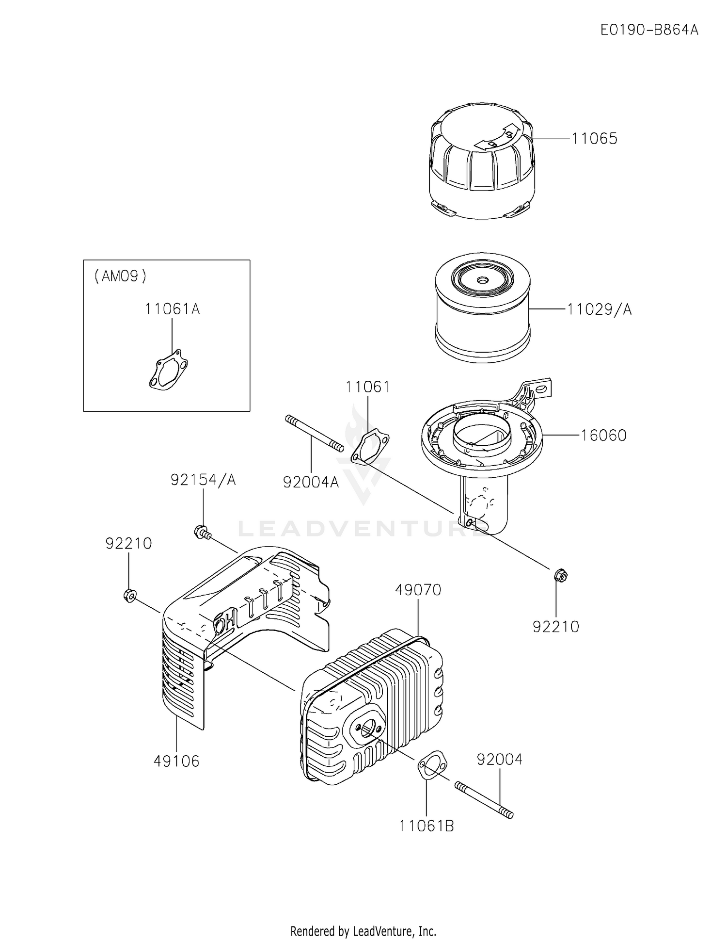 a.ページ Kawasaki Motorcycle 2004 OEM Parts Diagram for Fuel
