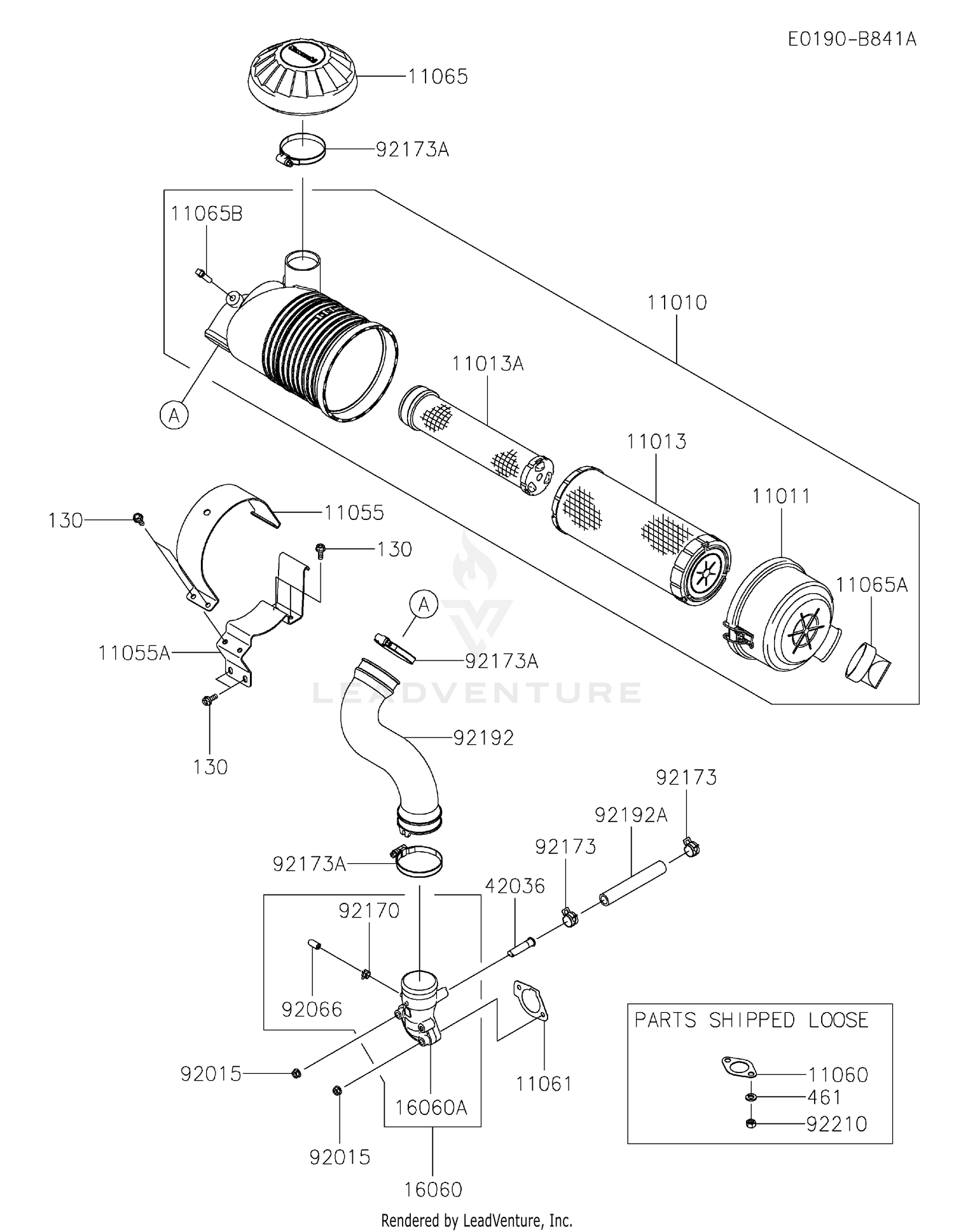 ペーページ Kawasaki FX691V-ES24 4 Stroke Engine FX691V Parts Diagrams