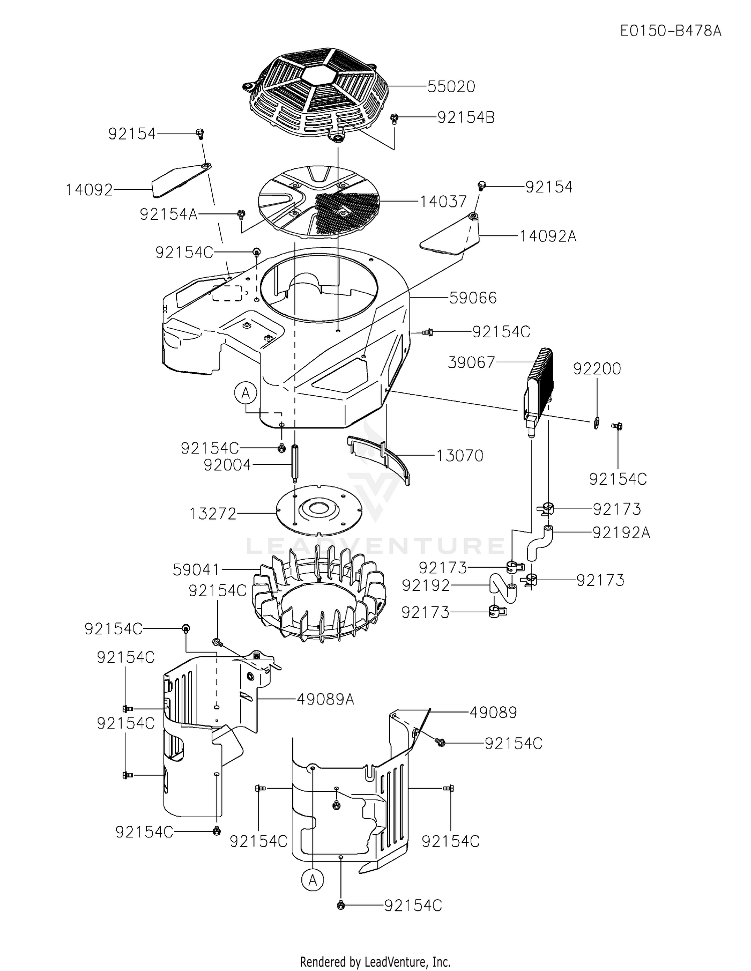 ふな ふーな 12-24 KAWASAKI NINJA ZX14 ZX14R Complete Radiator Fans
