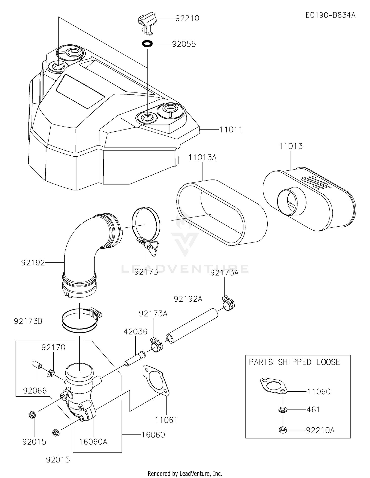 Kawasaki FS730V-ES09 4 Stroke Engine FS730V Parts Diagrams