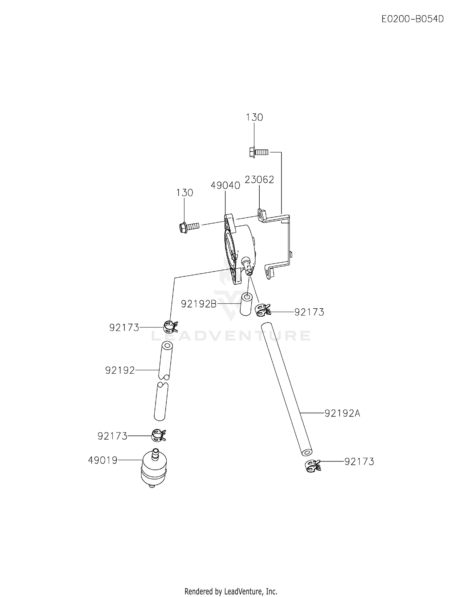 Kawasaki FX850V-DS15 4 Stroke Engine FX850V Parts Diagrams