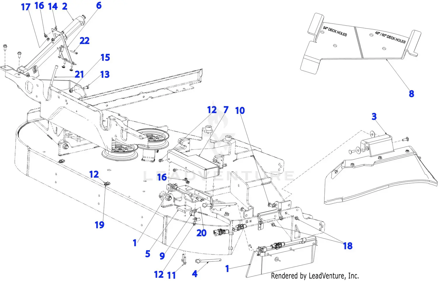 ぴゅうページ Cub Cadet PRO Z 100 EFI 154-S (53TWEFJA050) (2018) Parts