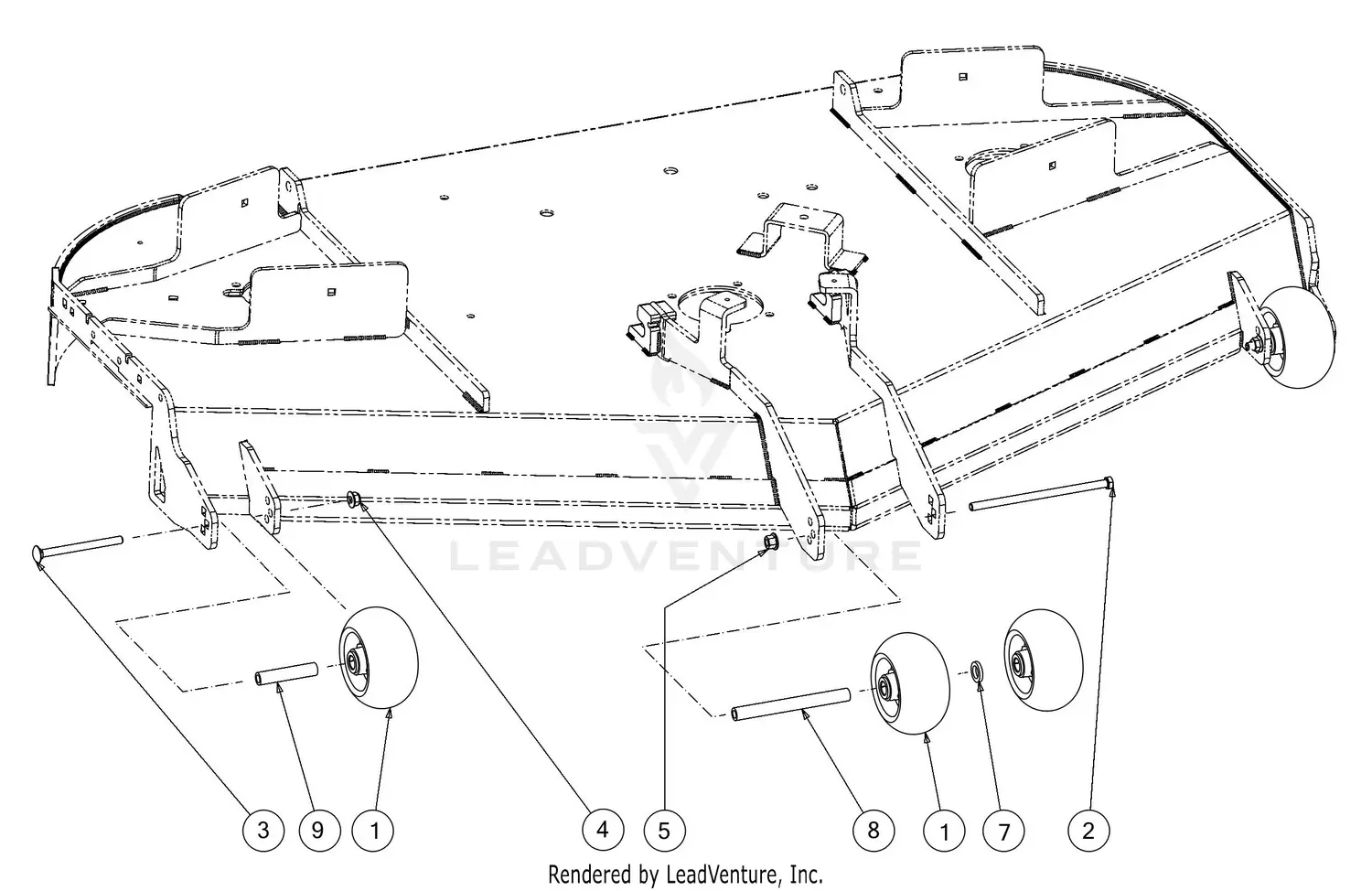 Cub Cadet PRO Z 100 EFI 154-S (53TWEFJA050) (2018) Parts