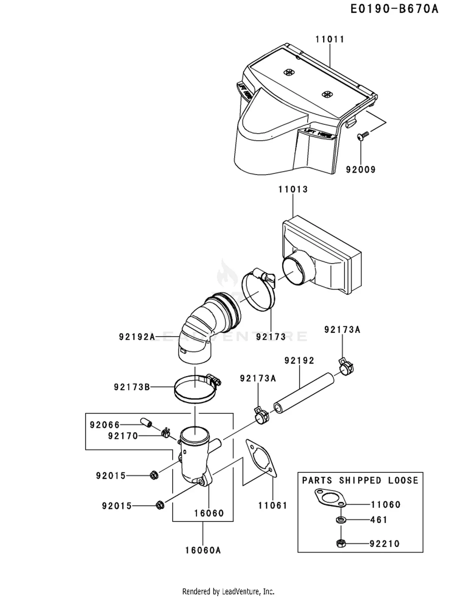 Cub Cadet FR600V-FS06 Engine Parts Diagrams