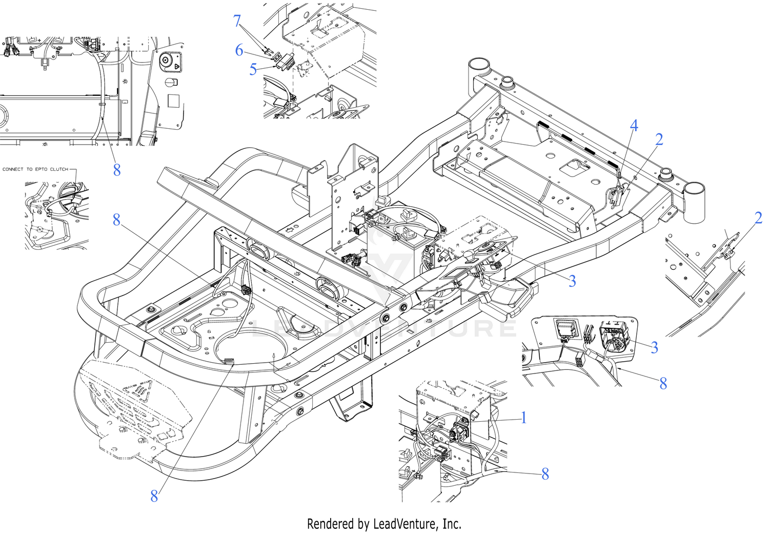 Cub Cadet Z2-46S KW FAB (17CIGBYNA10) (2025) (ULTIMA Z2) Parts