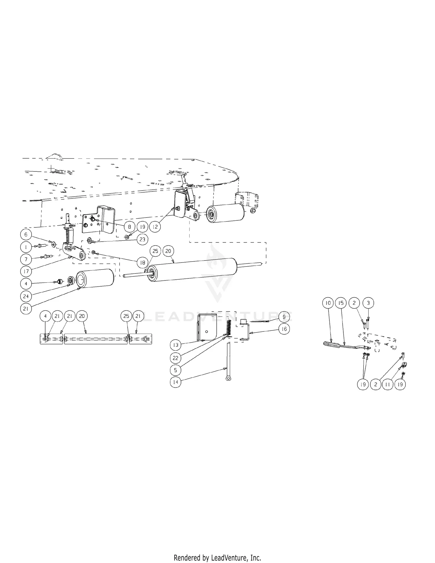 Cub Cadet M60-KW LC (53AB5GFX750) (Tank) 29HP Kawasaki 53AB5GFX750