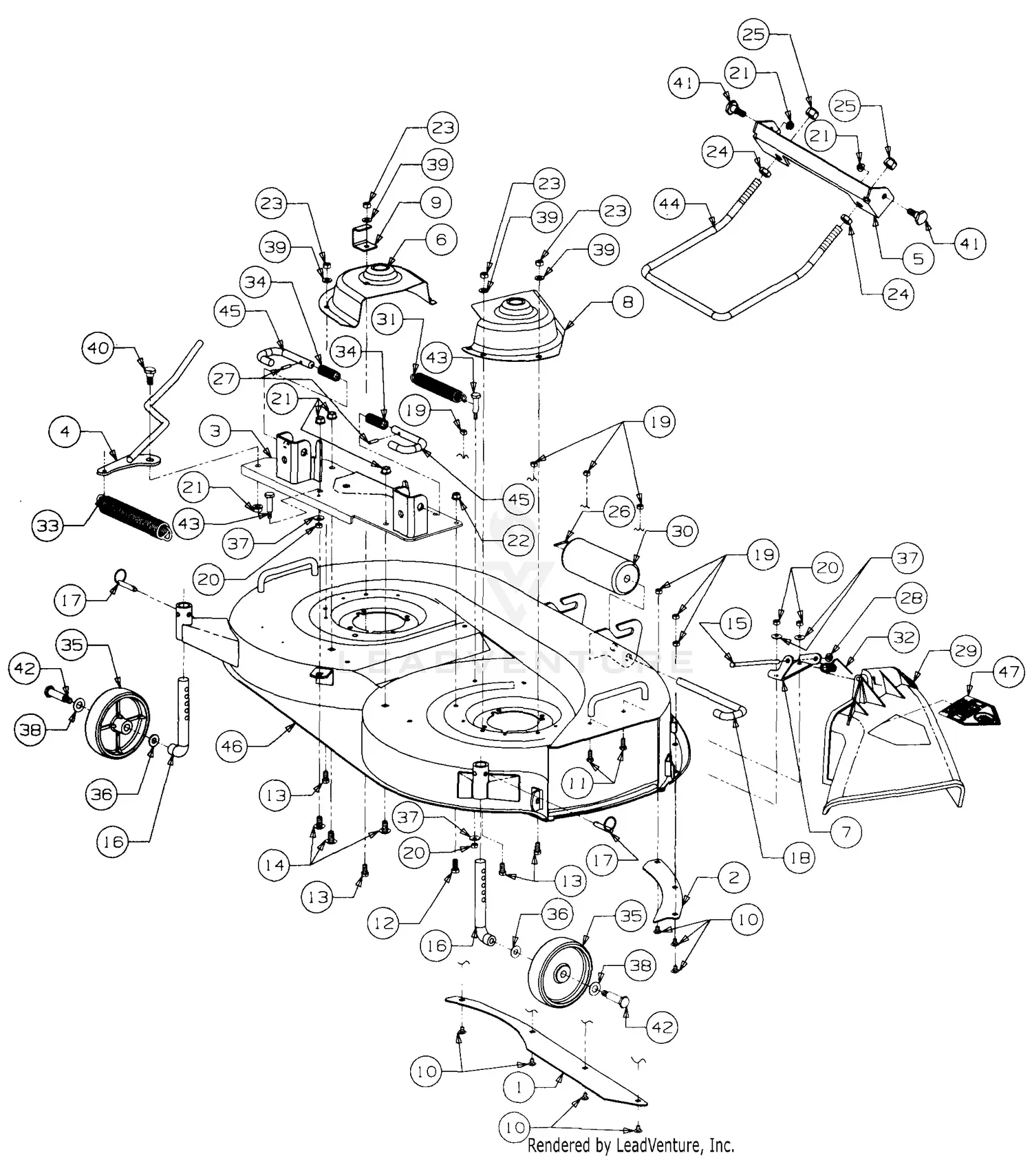 Cub Cadet 2145 Tractor S/N 239,001 - 326,005 134-234G100 135