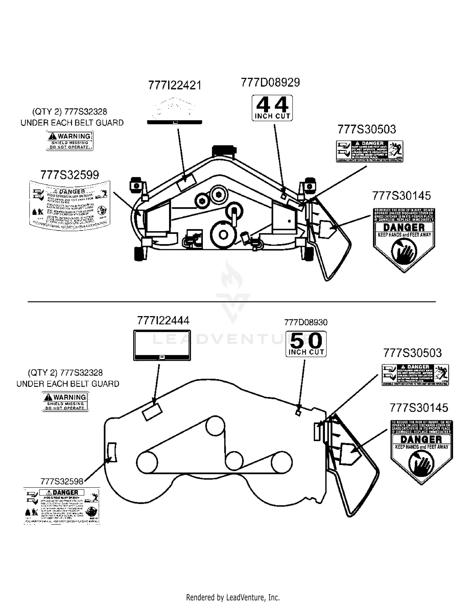Cub Cadet Z-Force 44 Kohler 53AA5B6L 53AA5B6L709 53AA5B6L710