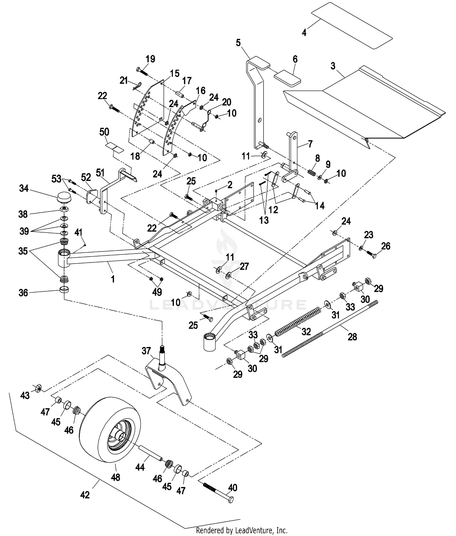 eXmark Lazer Z S/N 260,000-319,999 LZ23KA604 S/N 260,000-319,999
