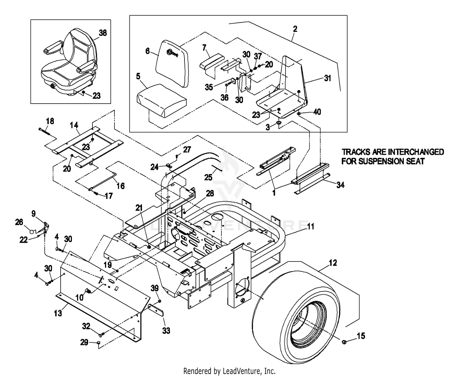 eXmark Lazer Z S/N 320,000-369,999 LZ20KC524 S/N 320,000-369,999