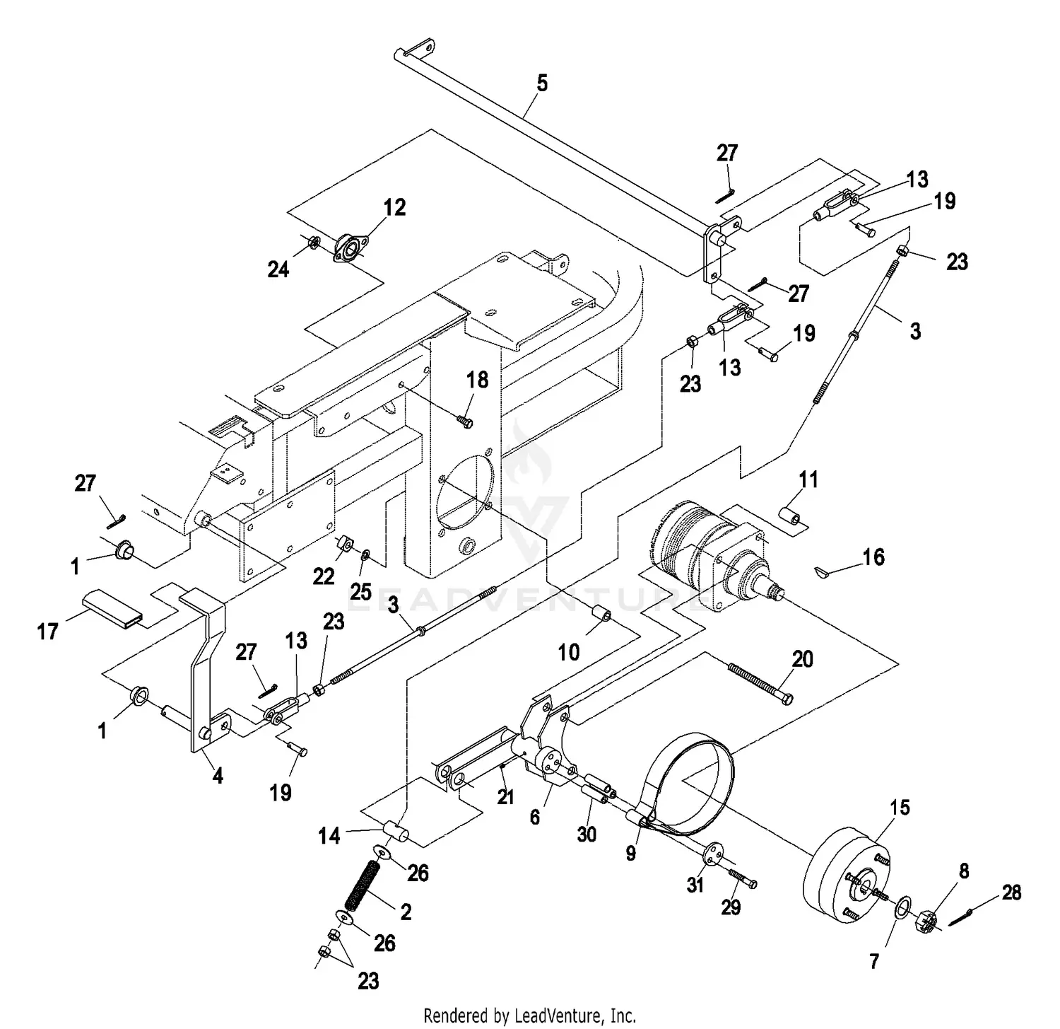 eXmark Lazer Z S/N 320,000-369,999 LZ20KC524 S/N 320,000-369,999