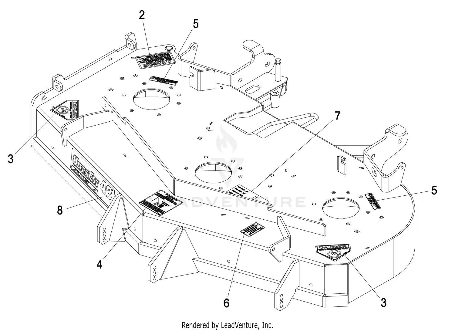 eXmark LZZ34KA726 Lazer Z AC S/N 790,000 & Up Parts Diagrams