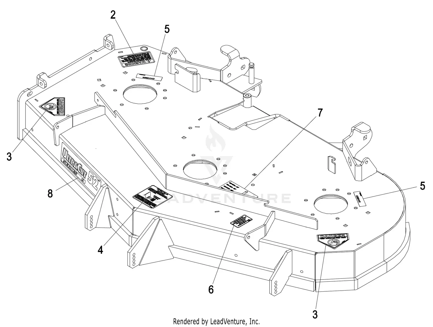eXmark LZZ34KA726 Lazer Z AC S/N 790,000 & Up Parts Diagrams