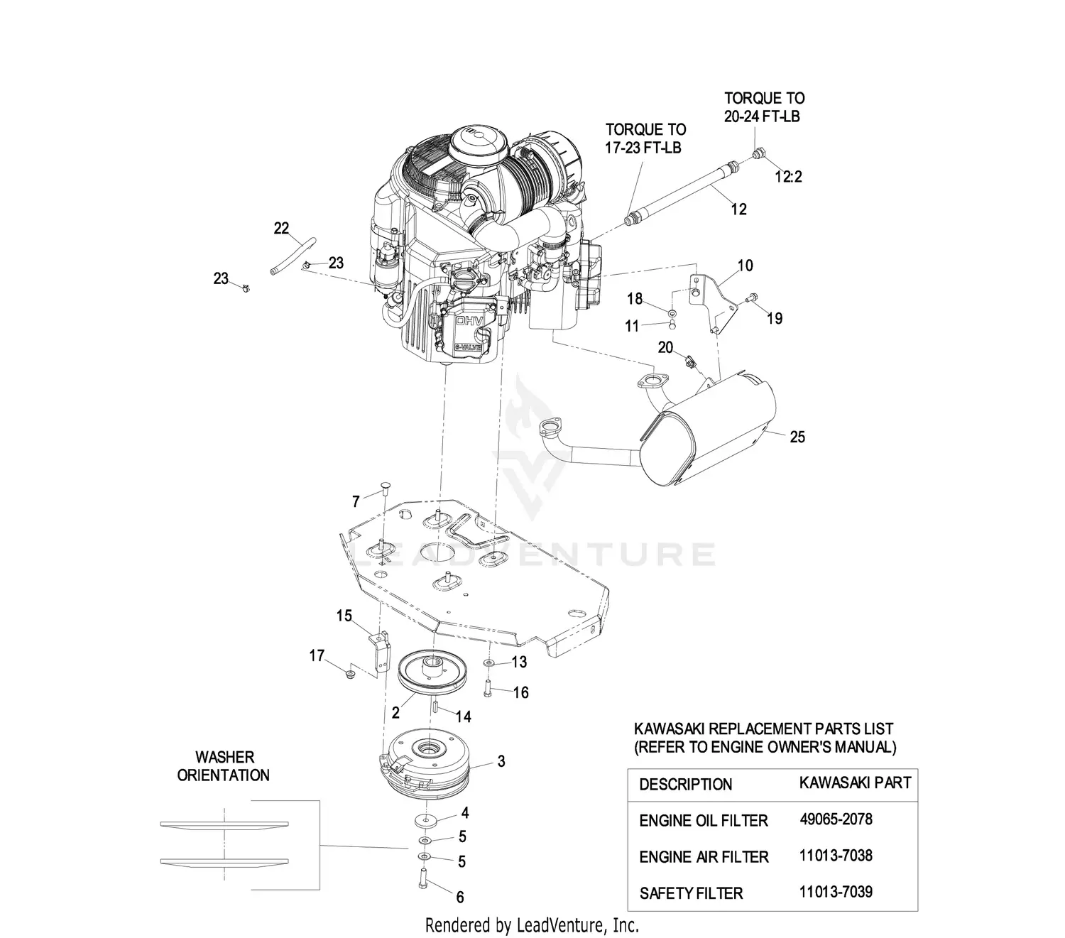 eXmark LZZ34KA726 Lazer Z AC S/N 790,000 & Up Parts Diagrams