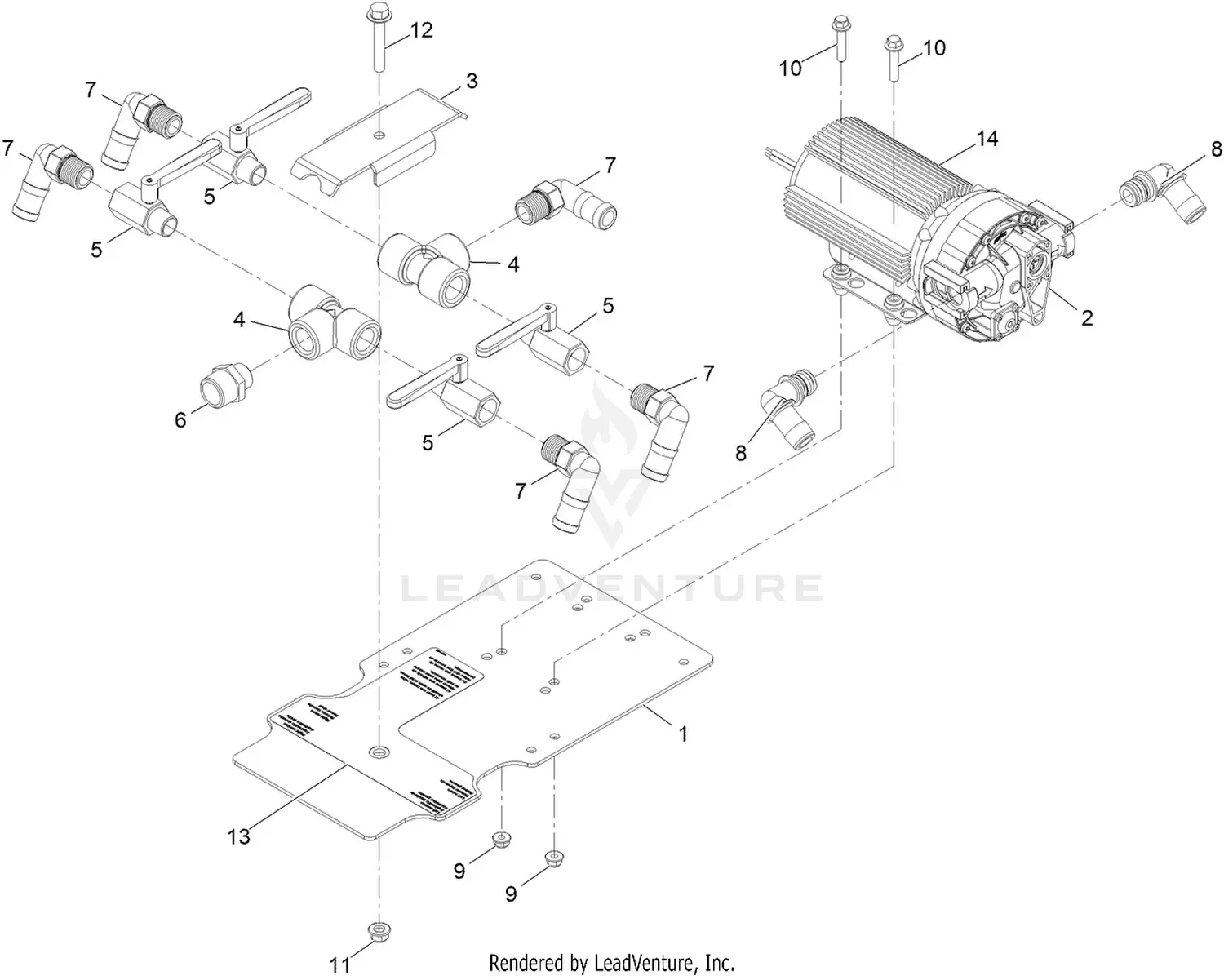 eXmark ZS4630 S/N 408,644,346 AND UP (Rev:B) Parts Diagrams