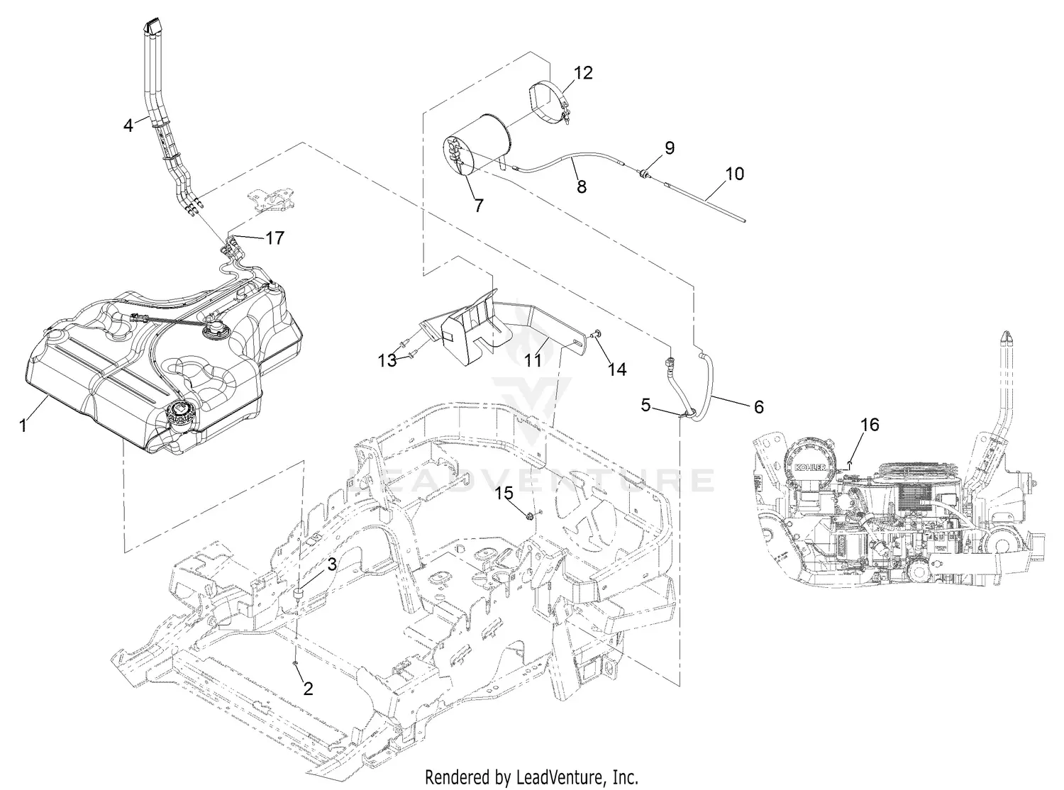 maページ eXmark LZS749AKC604A1 S/N 316,000,000 & Up Parts Diagrams