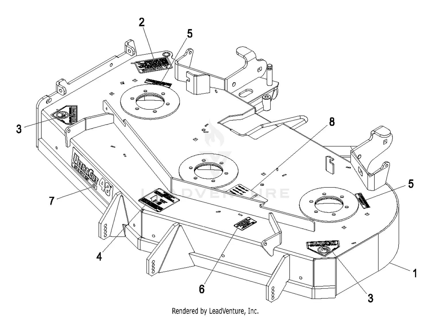 eXmark Lazer Z AS S/N 790,000-849,999 LZAS20BV484 S/N 790,000