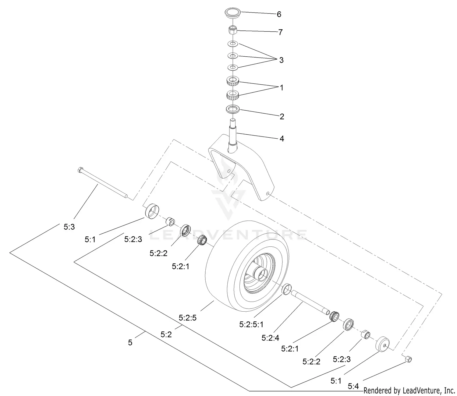 eXmark LZX980KC726 S/N 313,000,000 & Up Parts Diagrams