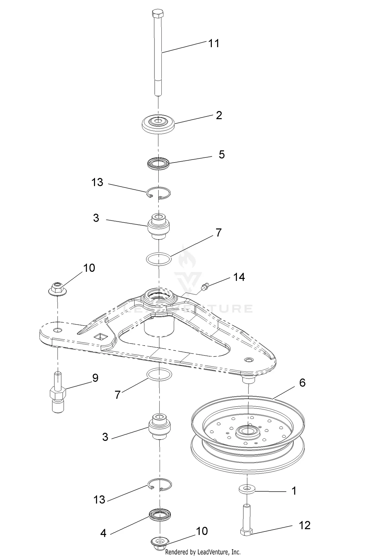 eXmark LZX980KC726 S/N 313,000,000 & Up Parts Diagrams