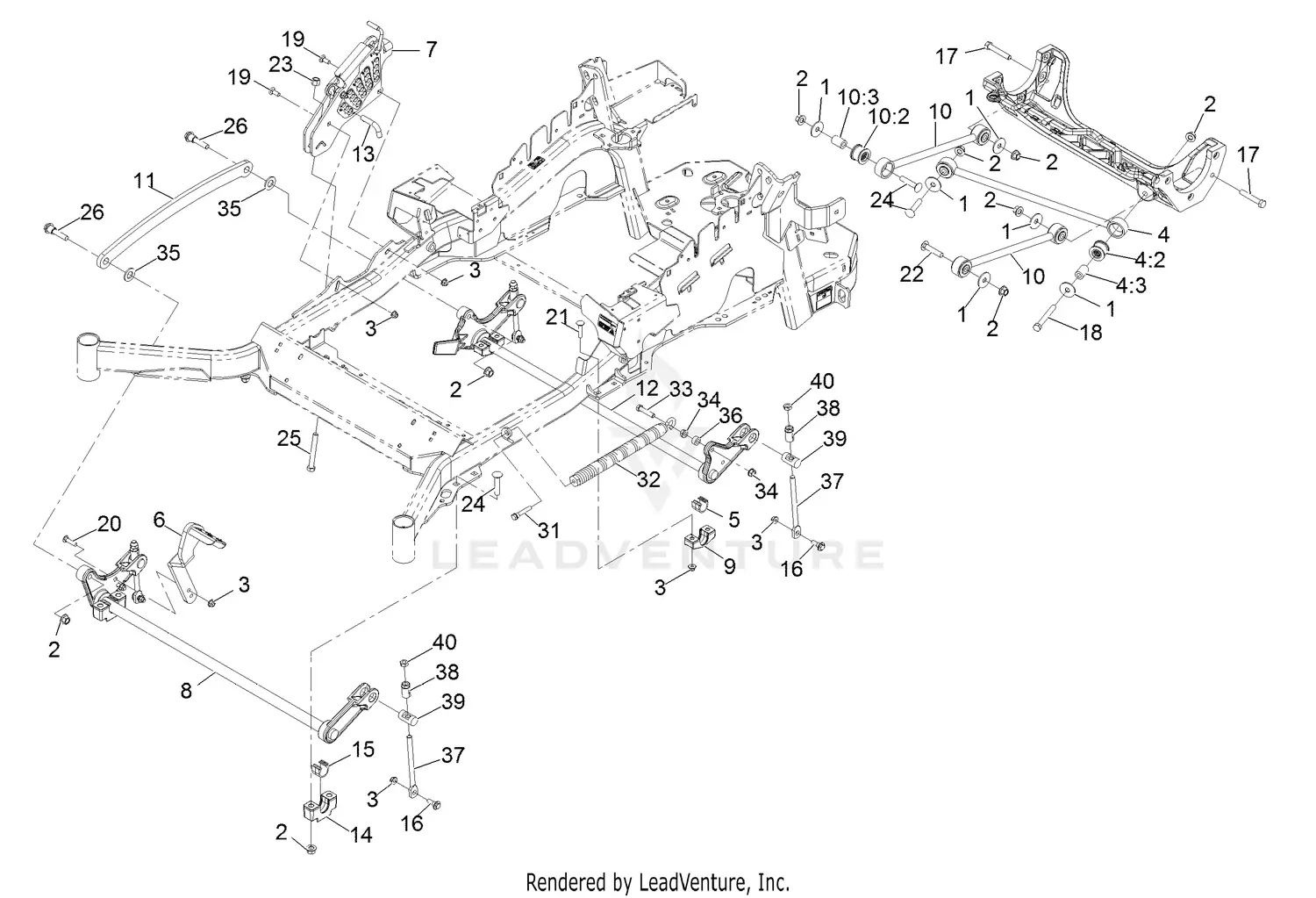eXmark LZX980KC726 S/N 313,000,000 & Up Parts Diagrams